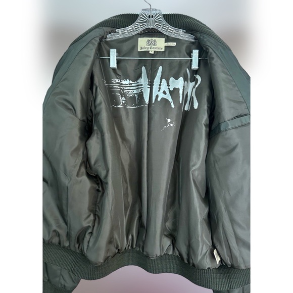 Juicy Couture Bomber Jacket. Size Large - Picture 4 of 10